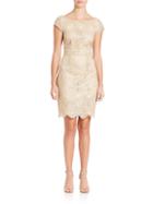 Laundry By Shelli Segal Cutout Lace Cocktail Dress