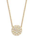 Diana M Jewels 14k Yellow Gold & Diamond Pendant Necklace