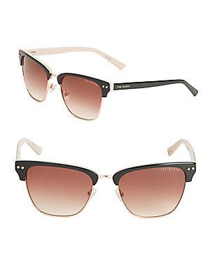 Ted Baker London 52mm Logo-etched Sunglasses