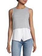 Saks Fifth Avenue Two-fer Pullover Top