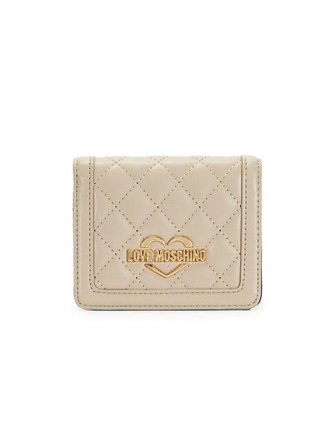 Love Moschino Quilted Bi-fold Wallet
