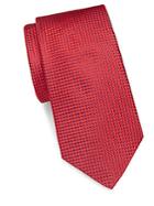 Saks Fifth Avenue Made In Italy Micro Textured Silk Tie