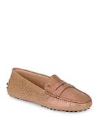 Tod's Gommini Textured Leather Moccasins