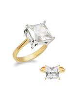 Gabi Rielle Get Personal 14k Gold Vermeil & Crystal Ring