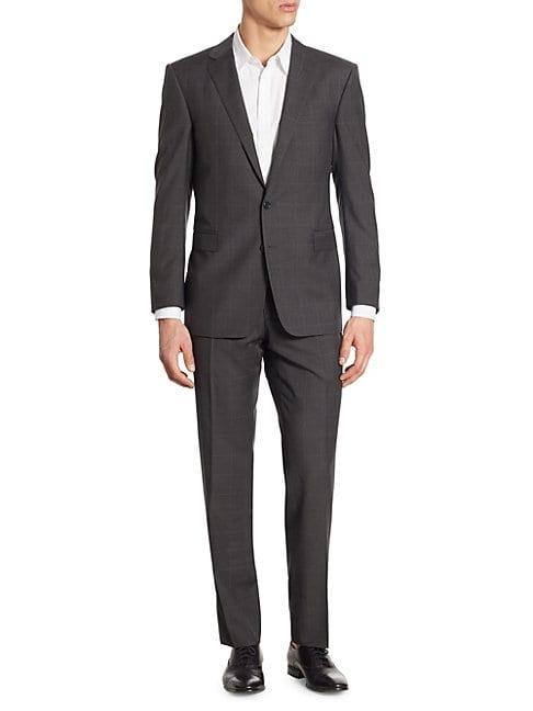 Ralph Lauren Connery Slim-fit Windowpane Wool Suit