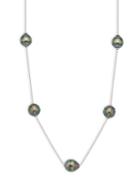 Tara Pearls Sterling Silver & 10-11mm Baroque Tahitian Pearl Necklace