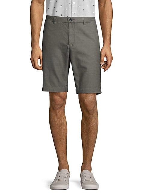 Ben Sherman Flat-front Canvas Shorts