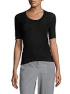 Carven Rib-knit Solid Top