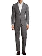 Tallia Checkered Wool Suit