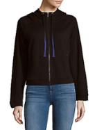 Marc New York By Andrew Marc Performance Zippered Drawstring Hoodie