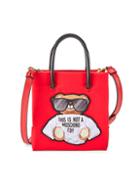 Moschino Bear Embroidered Tote