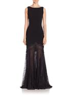 Theia Lace Mermaid Gown