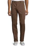 Brunello Cucinelli Solid Flat-front Chinos