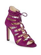 Jimmy Choo Hitch Suede Lace-up Sandals