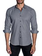 Jared Lang Woven Printed Trim-fit Button-down Shirt