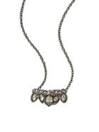 Alexis Bittar Miss Havisham Pav&eacute; Crystal Mini Jagged Marquis Pendant Necklace