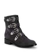 Marc Fisher Ltd Midante Buckle Combat Boots