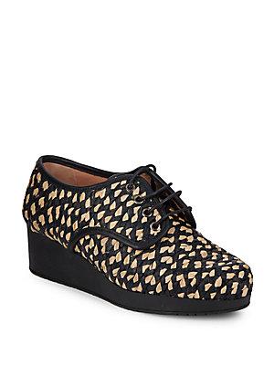 Clergerie Woven Patterned Lace-up Shoes