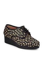 Clergerie Woven Patterned Lace-up Shoes