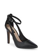 Ava & Aiden Cut Out Classic Leather Pumps