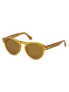Tom Ford Margaux 50mm Round Sunglasses