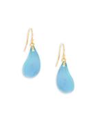 Alexis Bittar Lucite Blue Opal Organic Drop Earrings