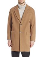 Ami Wool Blend Two-button Coat