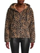 Marc New York Performance Hooded Faux Fur Jacket