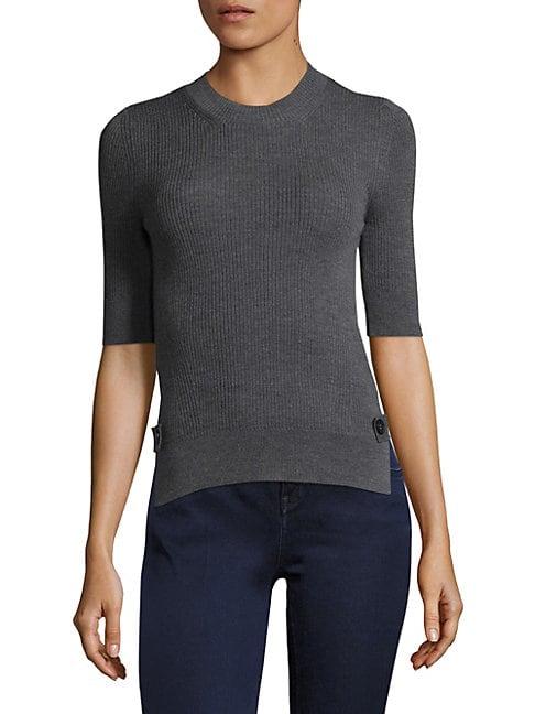 Piazza Sempione Ribbed Wool Sweater