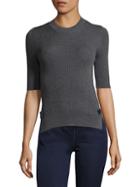 Piazza Sempione Ribbed Wool Sweater