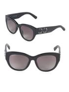 Swarovski 58mm Crystal Square Sunglasses