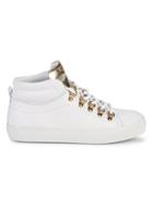 Tod's Metallic Colorblock Leather High-top Sneakers