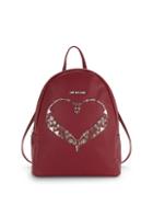 Love Moschino Hardware Heart Embellished Backpack