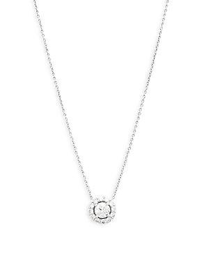 Diana M Jewels Bridal Diamond & 14k White Gold Pendant Necklace