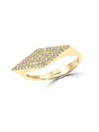 Effy Geo Diamond And 14k Yellow Gold Ring