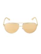 Linda Farrow 61mm Linda Harrow Aviator Sunglasses