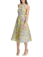 Tommy Hilfiger Floral-print Belted Dress