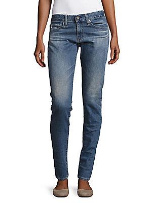 Ag Adriano Goldschmied Skinny-fit Ankle-length Jeans