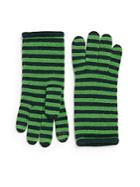Portolano Minerva Striped Knit Tech Gloves