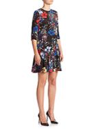 Erdem Emmie Floral Flounce Dress