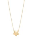 Saks Fifth Avenue 14k Yellow Gold Polished Puffed Star Pendant Necklace