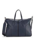 Tod's Bauletto Piccolo Leather Top Handlebag