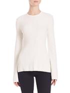 Theory Ardesia Prosecco Bell Sleeve Knit Sweater