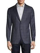 Saks Fifth Avenue Made In Italy Classic Plaid Jacket