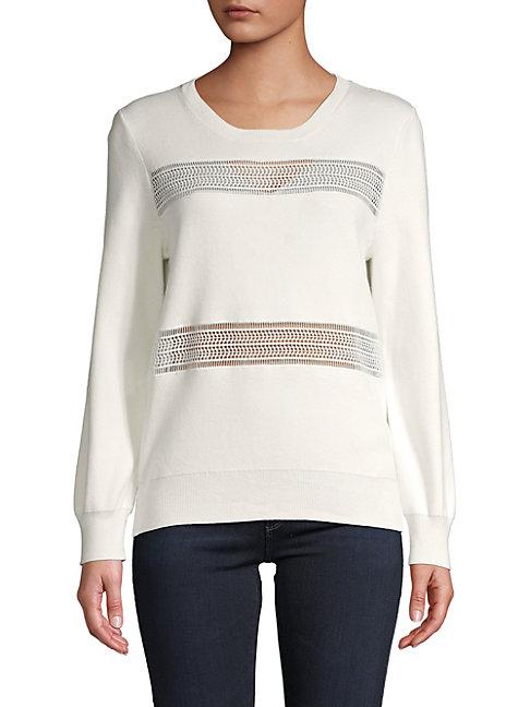 French Connection Roundneck Cotton-blend Sweater