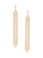 Saks Fifth Avenue 14k Yellow Gold & Diamond Fringe Drop Earrings