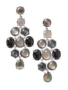 Ippolita Rock Candy Black Tie Semi-precious Multi-stone & Sterling Silver Cascade Chandelier Earrings
