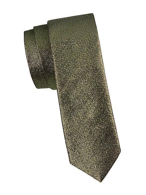 Burberry Stanfield Metallic Tie
