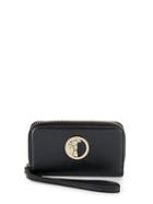 Versace Collection Leather Zip-around Wristlet
