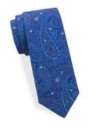 Saks Fifth Avenue Made In Italy Tonal Paisley Silk Tie